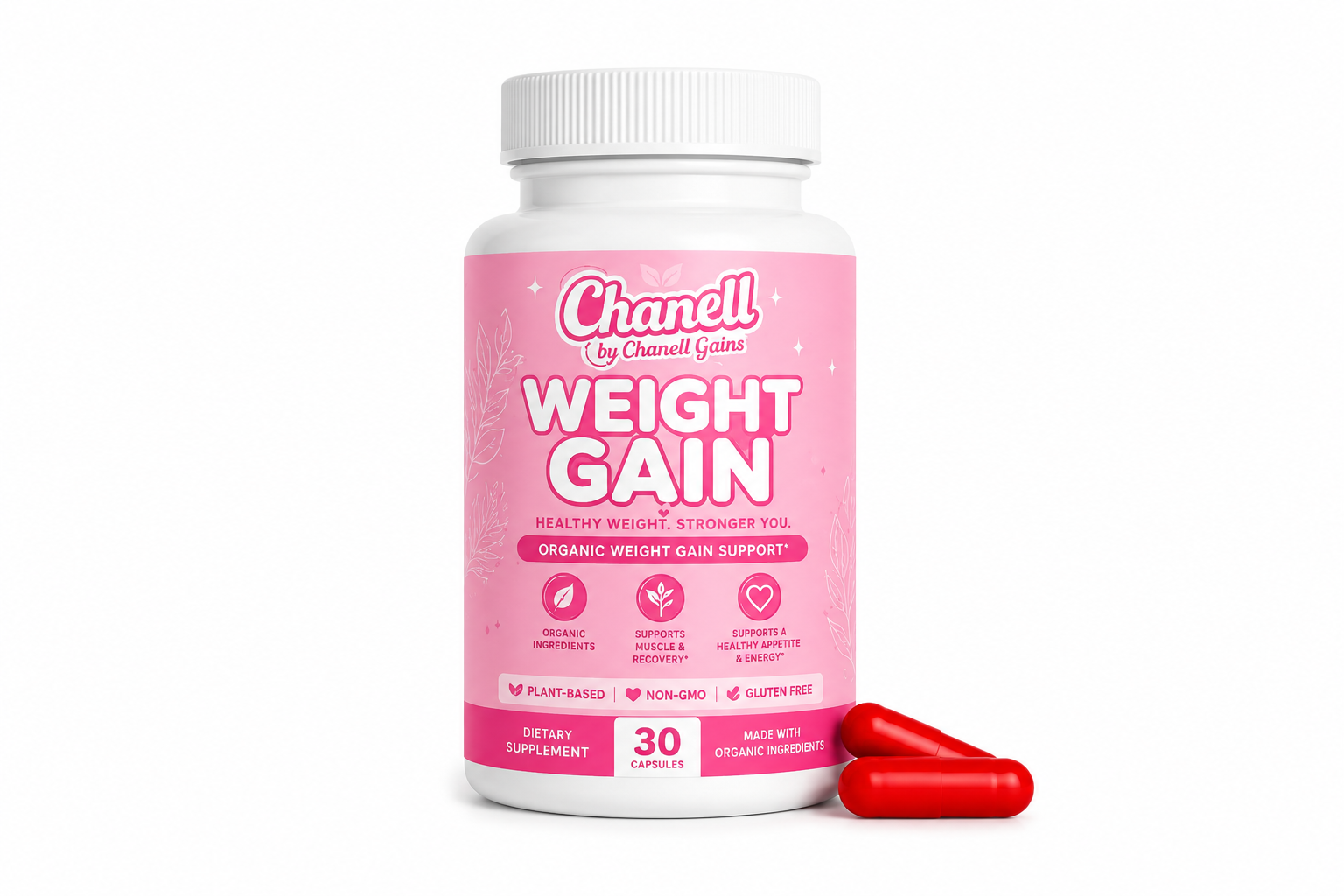 Chanell by Chanell Gains - Weight Gain Capsules