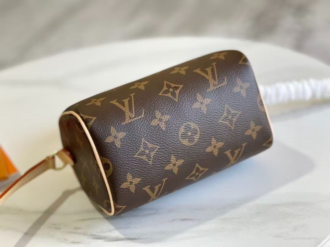 Louiss Vuitton Speedy Dupe  25 monogram brown bag